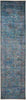 Vibrance, Blue Wool Runner Rug - 3' 1" x 11' 10"